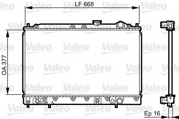 Radiator racire motor