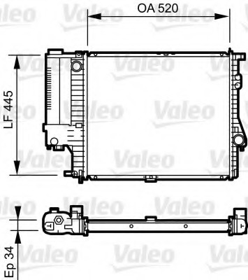 Radiator racire motor