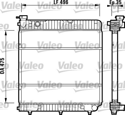 Radiator racire motor