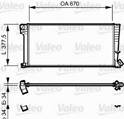 Radiator racire motor