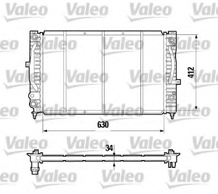 Radiator racire motor