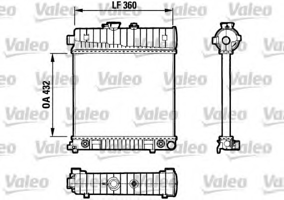 Radiator racire motor