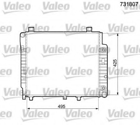 Radiator racire motor