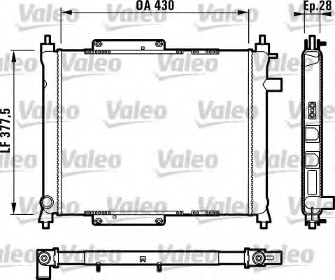 Radiator racire motor