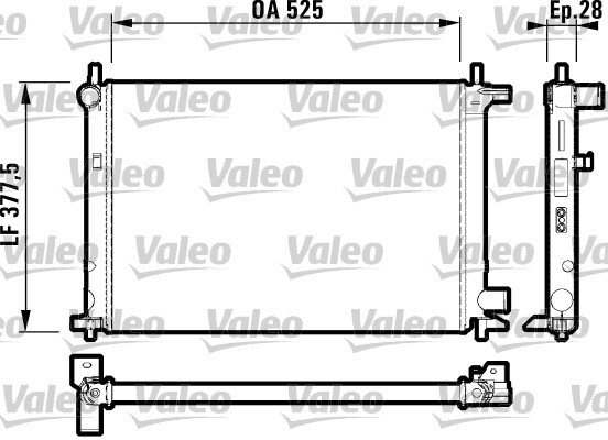 Radiator racire motor