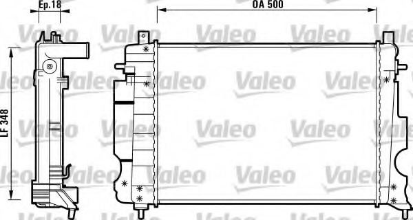 Radiator racire motor