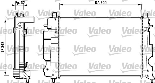 Radiator racire motor