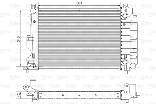 Radiator racire motor