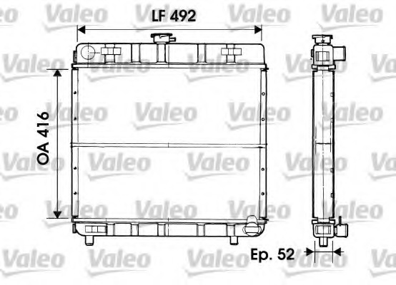 Radiator racire motor