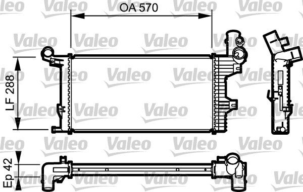 Radiator racire motor