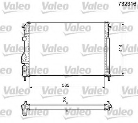 Radiator racire motor