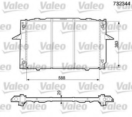 Radiator racire motor