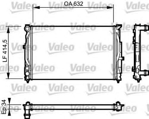 Radiator racire motor