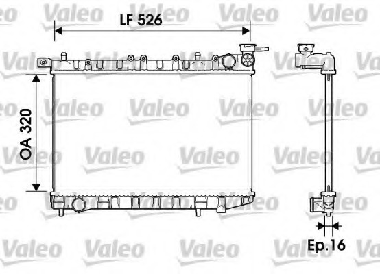 Radiator racire motor