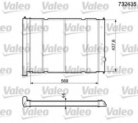 Radiator racire motor