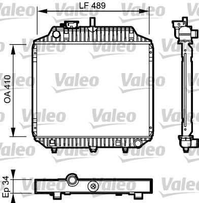 Radiator racire motor