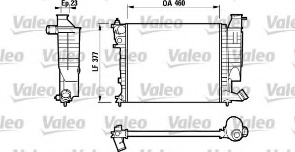 Radiator racire motor