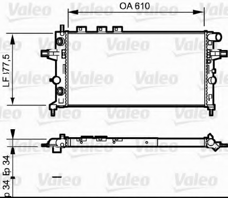 Radiator racire motor