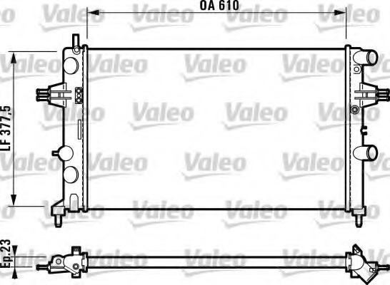 Radiator racire motor