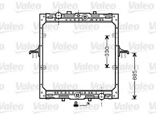 Radiator racire motor