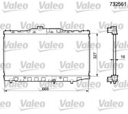 Radiator racire motor