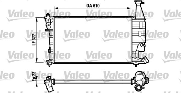 Radiator racire motor