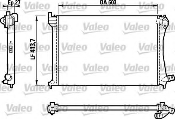 Radiator racire motor