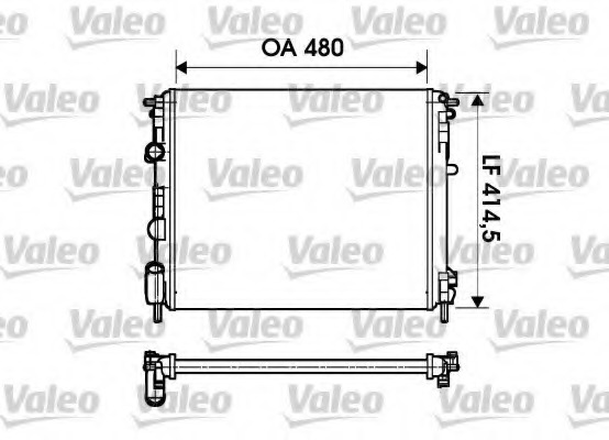 Radiator racire motor