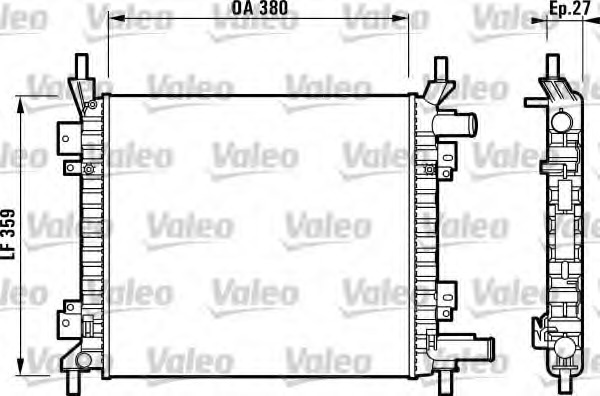 Radiator racire motor