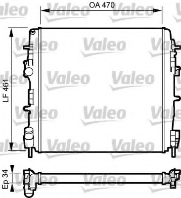 Radiator racire motor