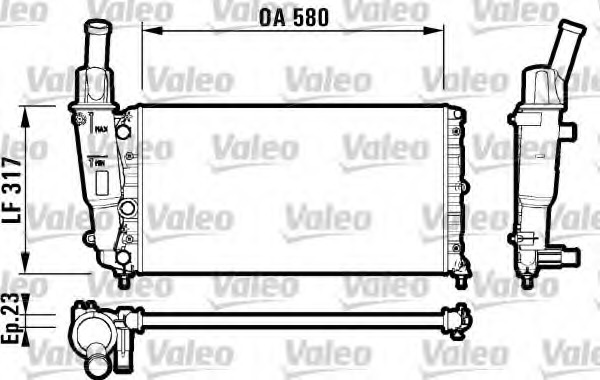 Radiator racire motor