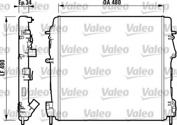 Radiator racire motor