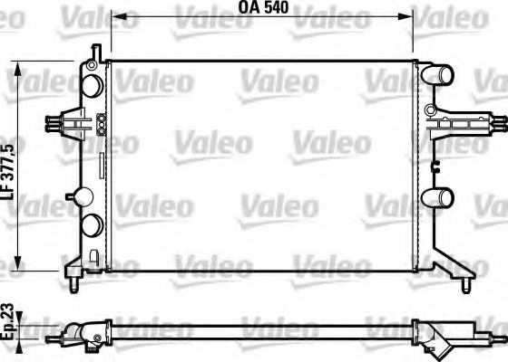 Radiator racire motor