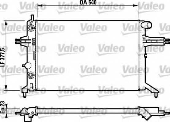 Radiator racire motor