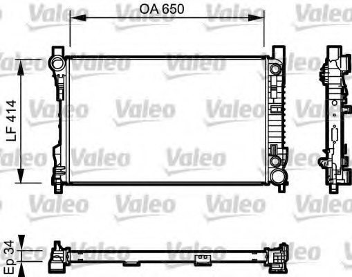 Radiator racire motor