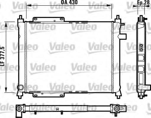 Radiator racire motor