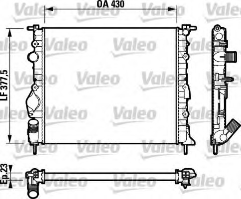 Radiator racire motor