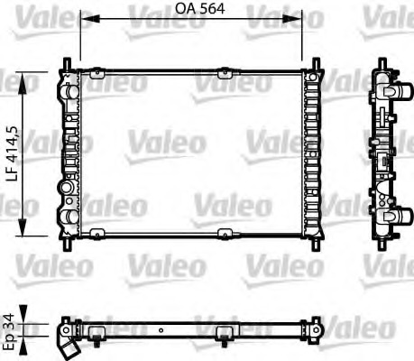 Radiator racire motor