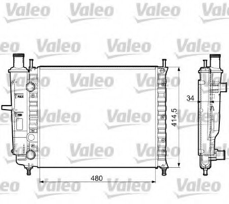 Radiator racire motor