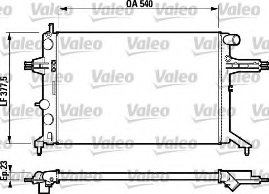 Radiator racire motor