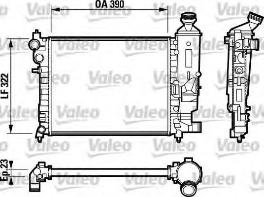 Radiator racire motor