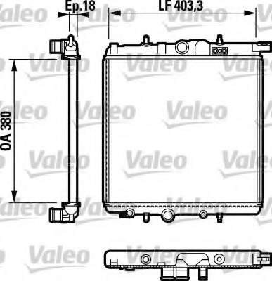 Radiator racire motor