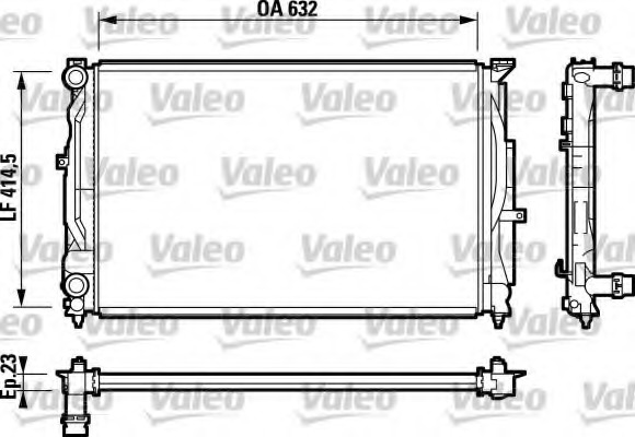 Radiator racire motor