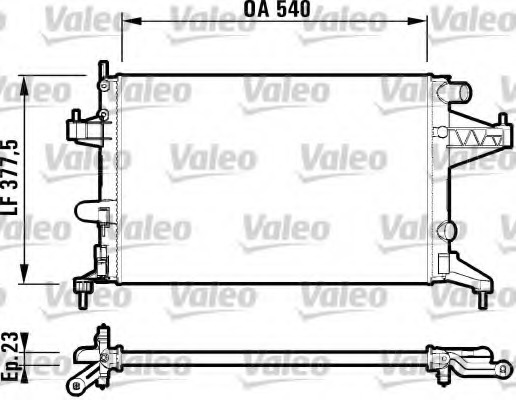 Radiator racire motor