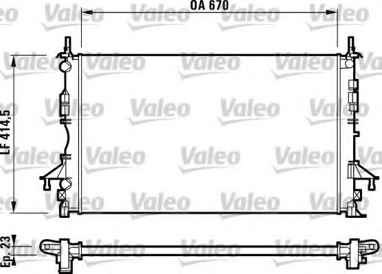 Radiator racire motor