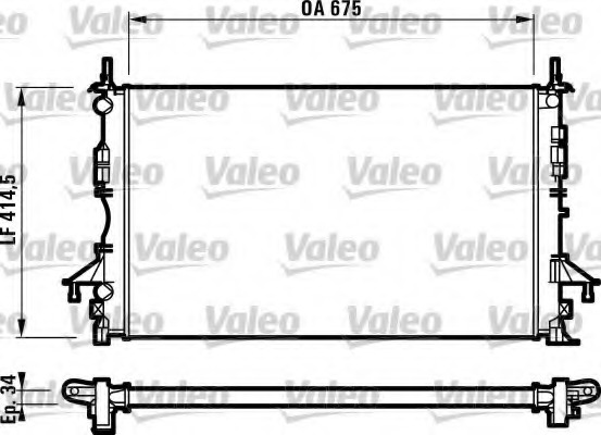 Radiator racire motor