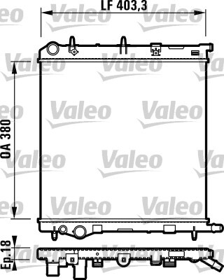 Radiator racire motor