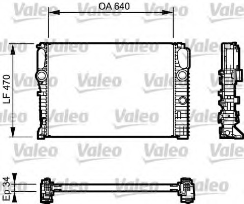 Radiator racire motor