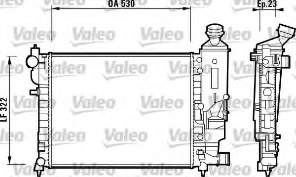 Radiator racire motor