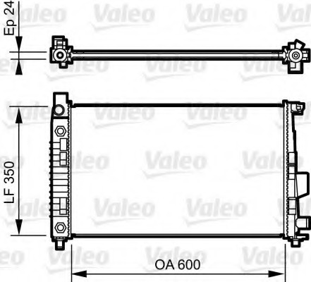 Radiator racire motor